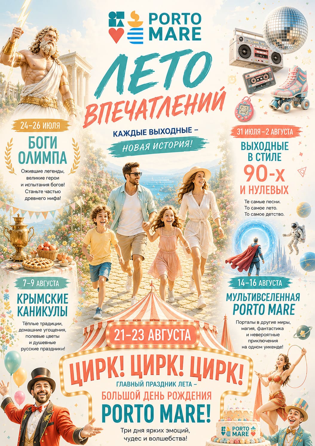 Лето впечатлений в Porto Mare